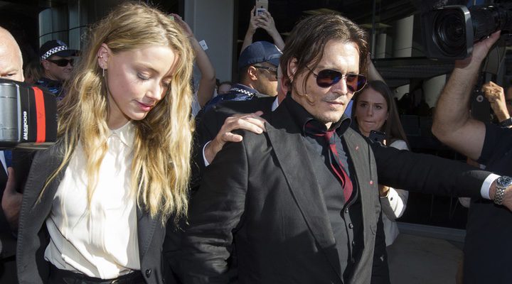  Depp y Amber Heard antes de romper