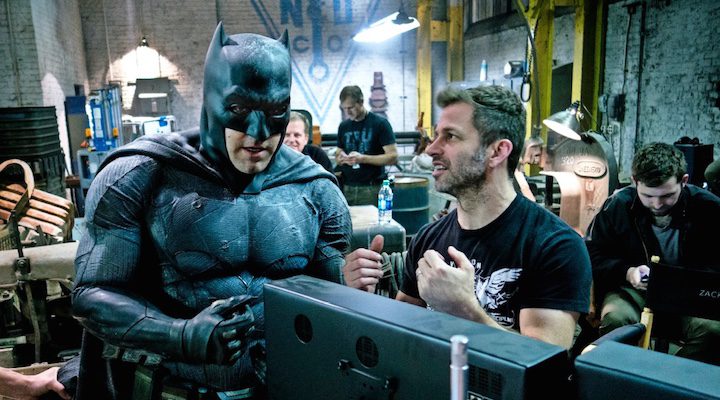  Ben Affleck y zack Snyder