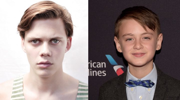 Bill Skarsgard y Jaeden Lieberher