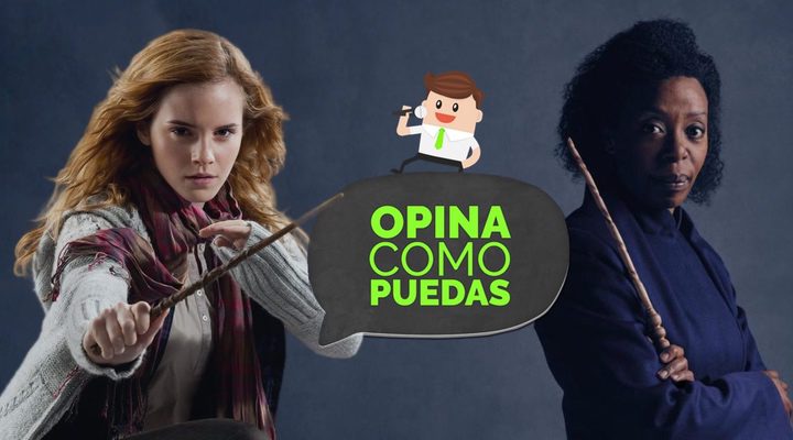  Emma Watson y Noma Dumezweni como Hermione Granger