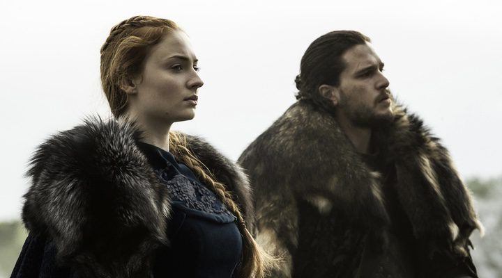 Sansa Stark y Jon Snow