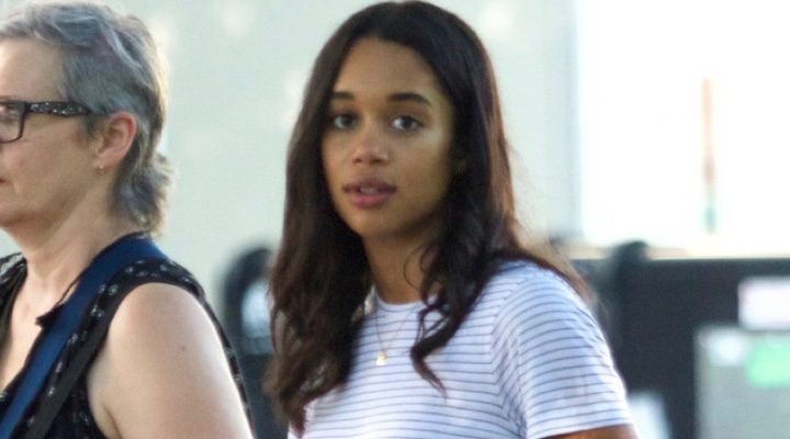  Laura Harrier en el set de rodaje de 'Spider-Man Homecoming'