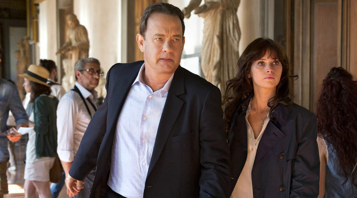 Tom Hanks y Felicity Jones en el rodaje de inferno