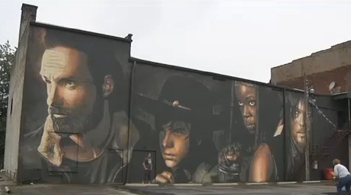  Mural The Walking Dead