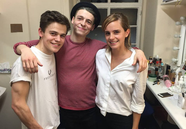 Emma Watson y los protagonistas de Harry Potter y el niño maldito