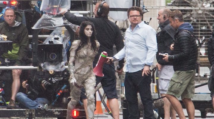  sofia Boutella en el set de 'La momia'