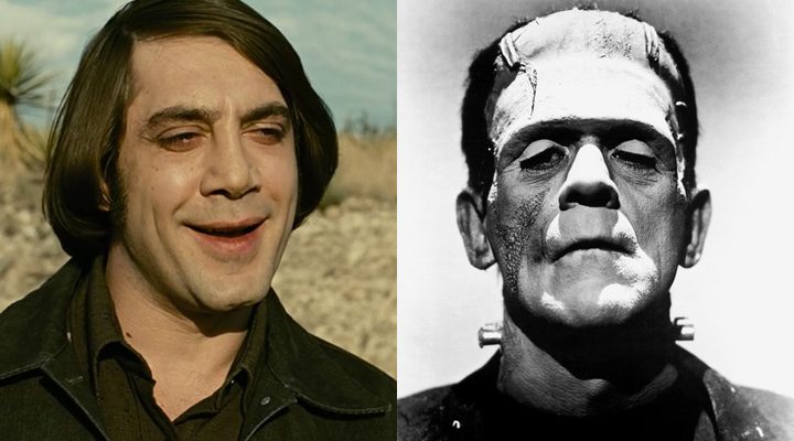  Javier Bardem en 'No es país para viejos' y Frankenstein