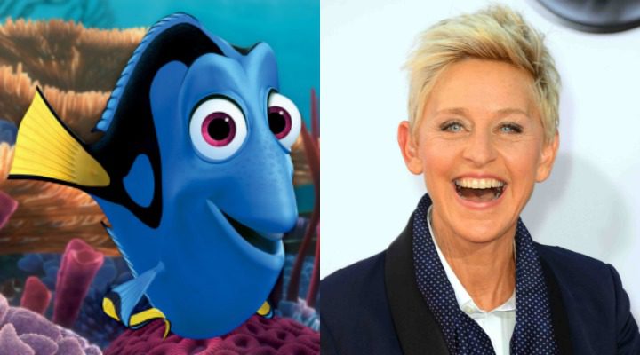 Dory y Ellen DeGeneres