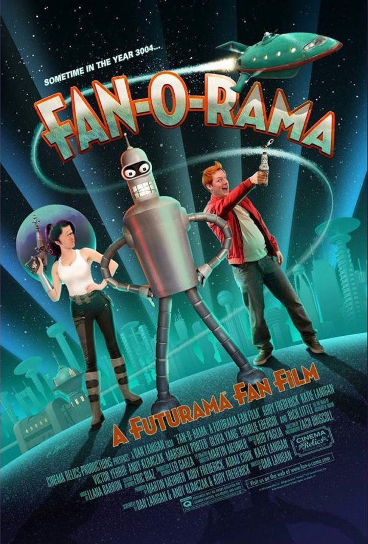  Póster de la película fan live-action de 'Futurama'