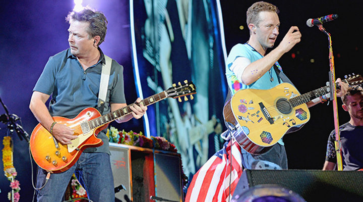 Michael j. fox, chris martin