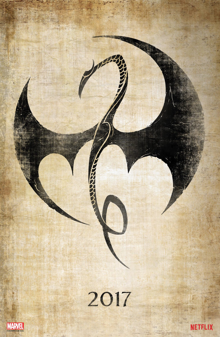  Póster oficial de 'Iron Fist' 