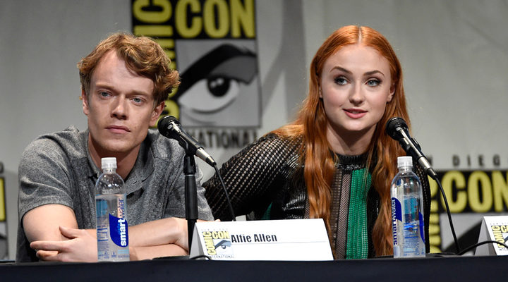 Sophie Turner en el panel de la serie en la Comic-Con