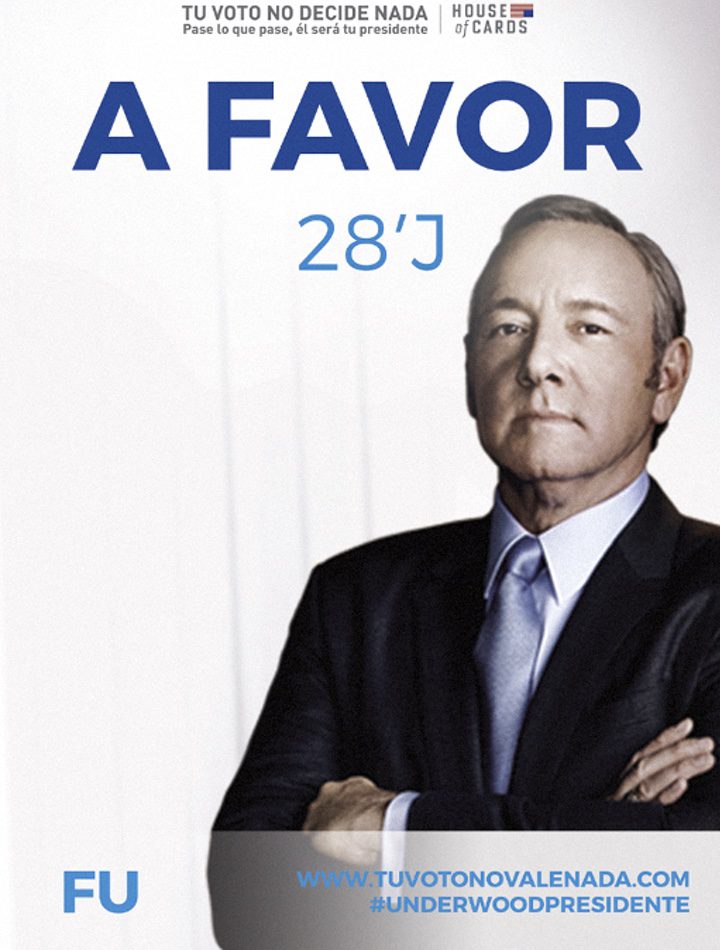 Frank underwood como el PP