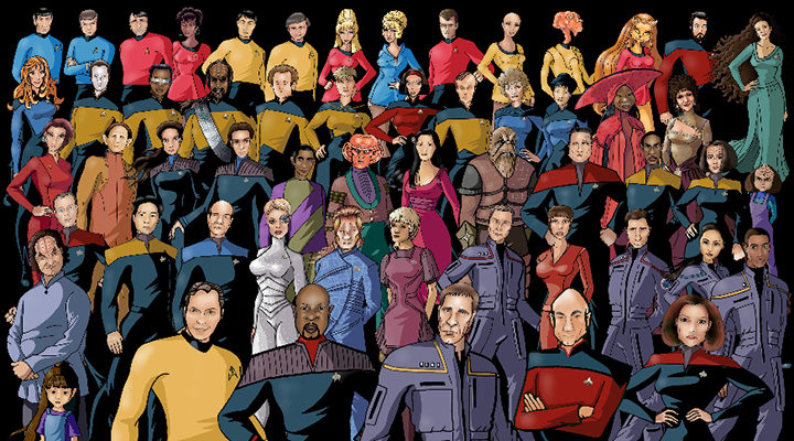 Todas las generaciones de 'Star Trek'