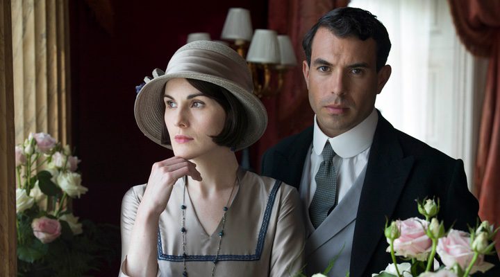 Michelle Dockery con Dan Stevens en 'Downton Abbey'