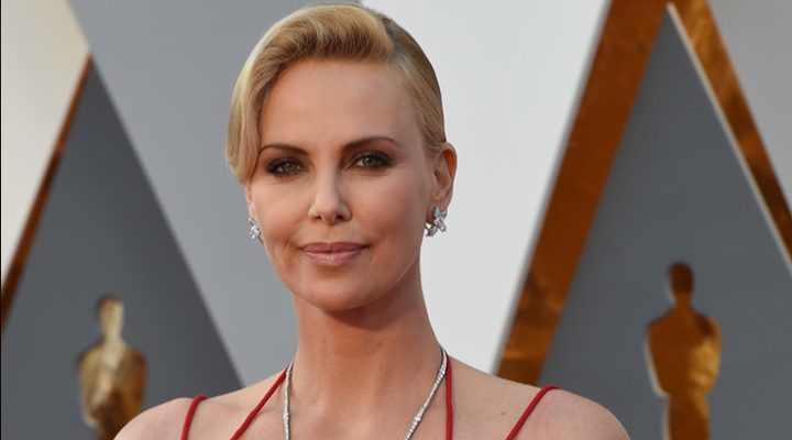 Charlize Theron y su hijo