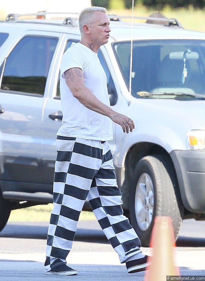 Daniel Craig, irreconocible, en el set de 'Logan Lucky'