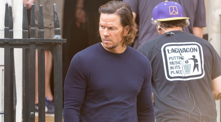 Mark Wahlberg en el rodaje de 'Transformers 5'