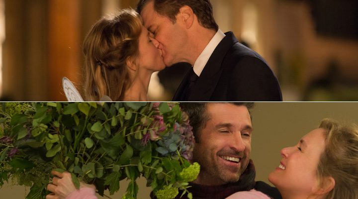 Renée Zellweger, Colin Firth y Patrick Dempsey en 'Bridget Jones Baby'