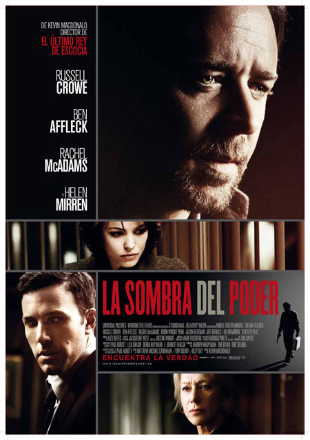 Cartel en castellano para 'La sombra del poder'