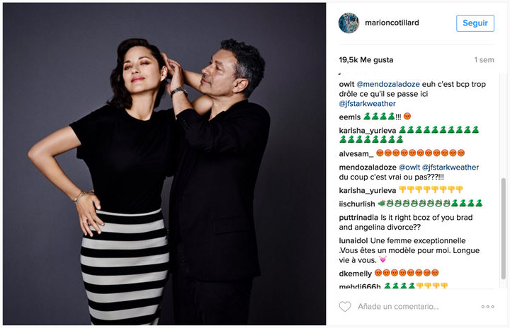 Insultos a Marion Cotillard