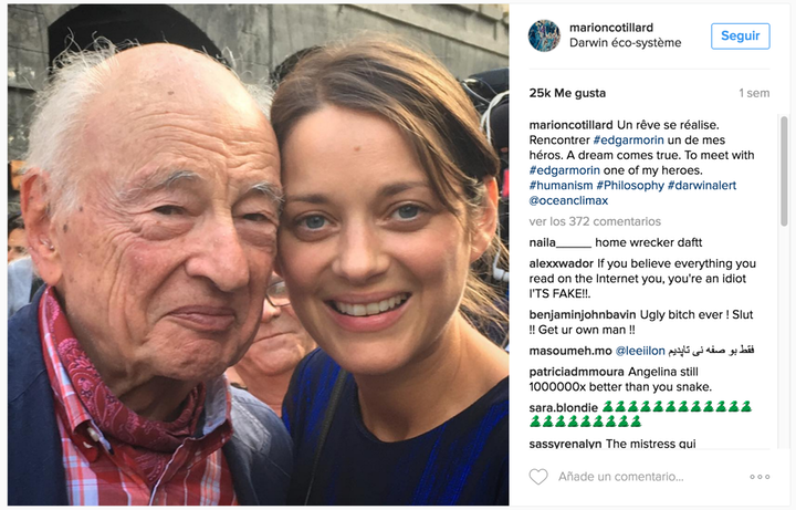 Insultos a Marion Cotillard