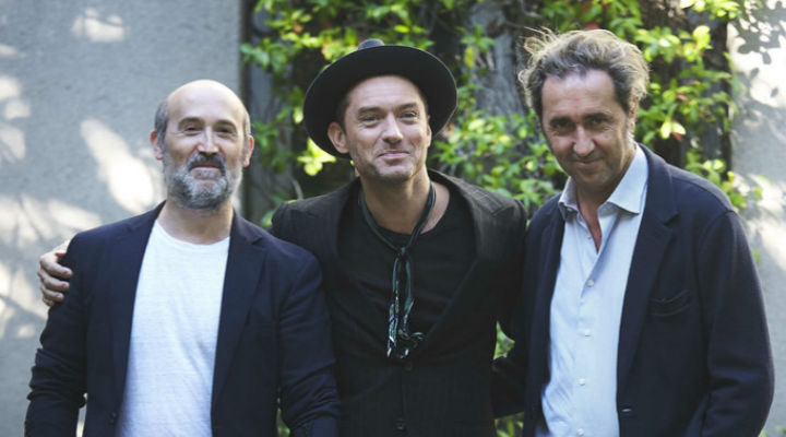 Javier Cámara, Jude Law y Paolo Sorrentino presentan 'The Young Pope' en Madrid