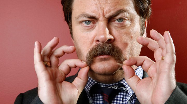 Nick Offerman es Ron Swanson en 'Parks and Recreation'