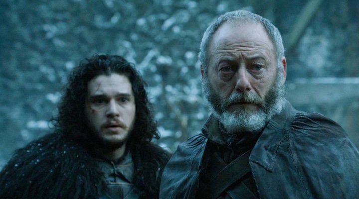 Ser Davos y Jon Nieve