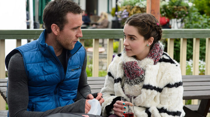 Emilia Clarke y Matthew Lewis en 'Antes de ti'