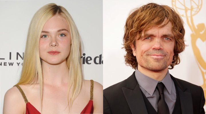 Elle Fanning y Peter Dinklage