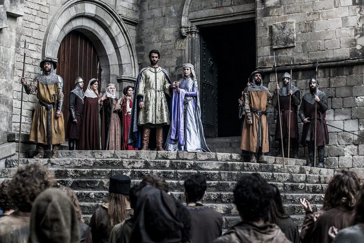 Aitor Luna y Silvia Abascal en 'La Catedral del Mar'