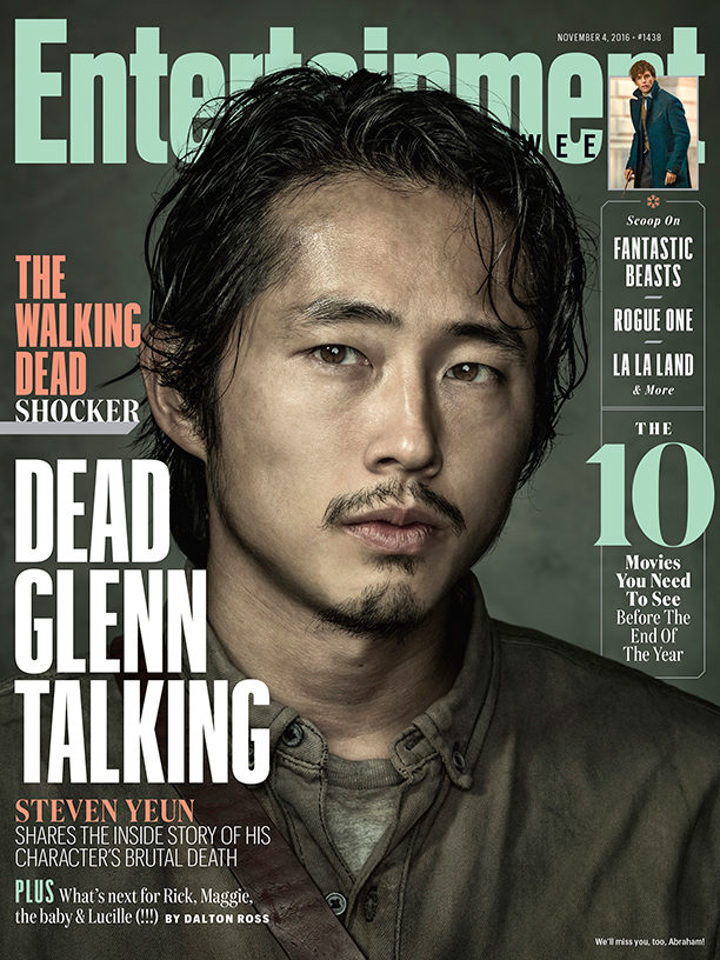 Steven Yeun para Entertainment Weekly