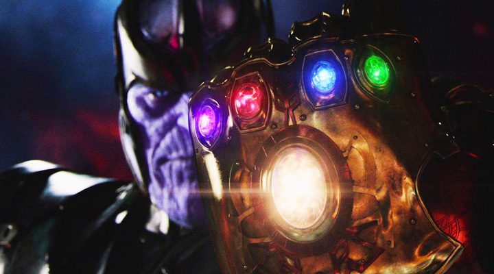 Thanos, el villano de 'Vengadores: Infinity War', con el guantelete del infinito