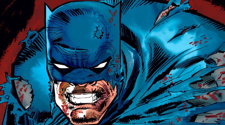 Batman en uno de los cómics de Frank Miller