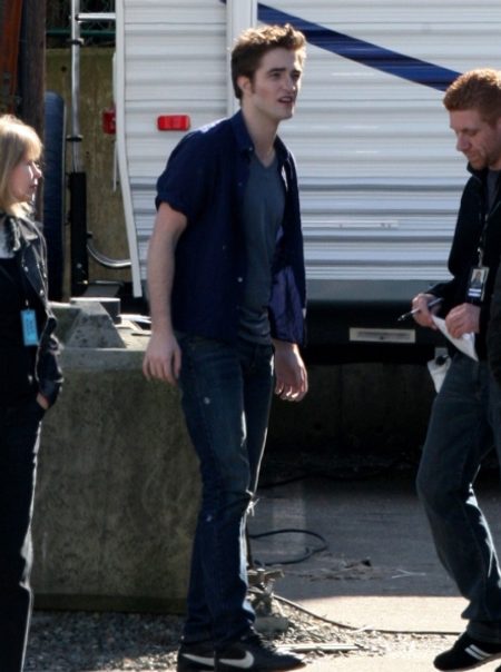 Imágenes en el set de 'New Moon'