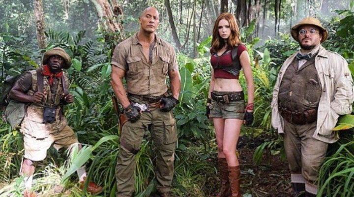 Imagen del set de rodaje de 'Jumanji'