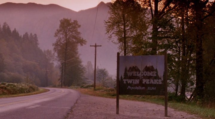 La entrada del pueblo de 'Twin Peaks'