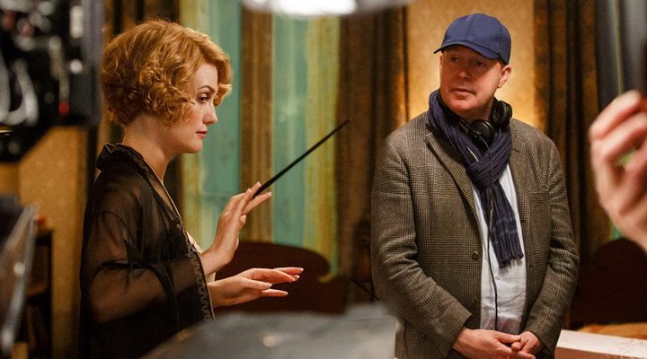 David Yates y Alison Sudol