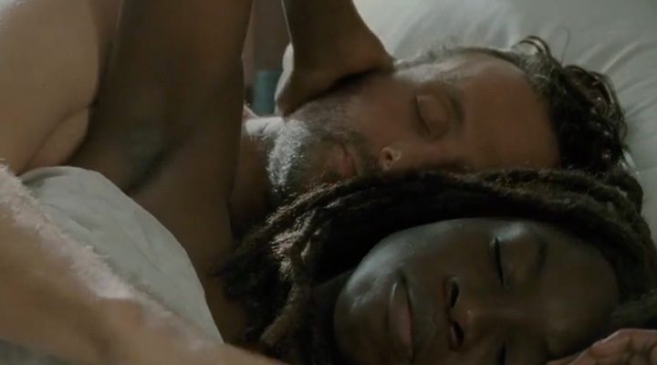  Michonne y Rick en 'The Walking Dead'