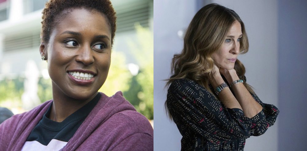 Issa Rae y Sarah Jessica Parker de 'Insecure' y 'Divorce', respectivamente