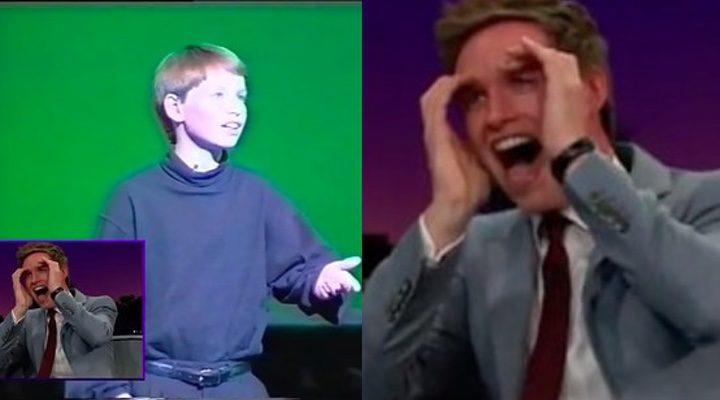 Eddie Redmayne horrorizado al verse cantar de pequeño