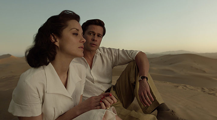 Brad Pitt y Marion Cotillard en 'Aliados'