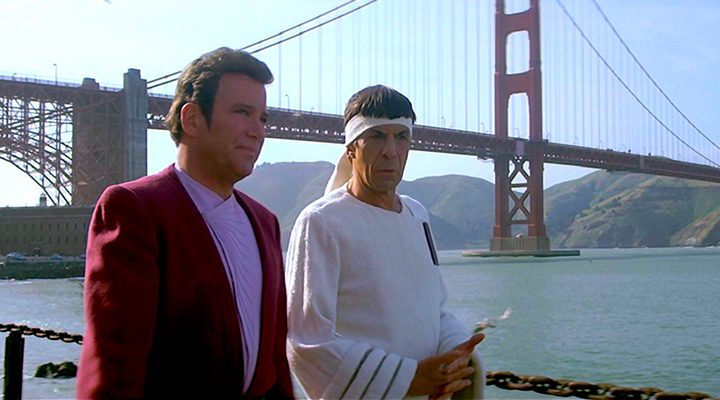 Kirk y Spock en 'Star Trek IV: Misión, salvar la Tierra'