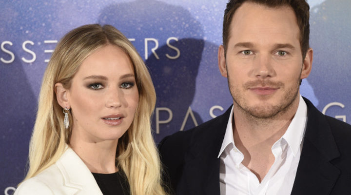 'Chris Pratt y Jennifer Lawrence'