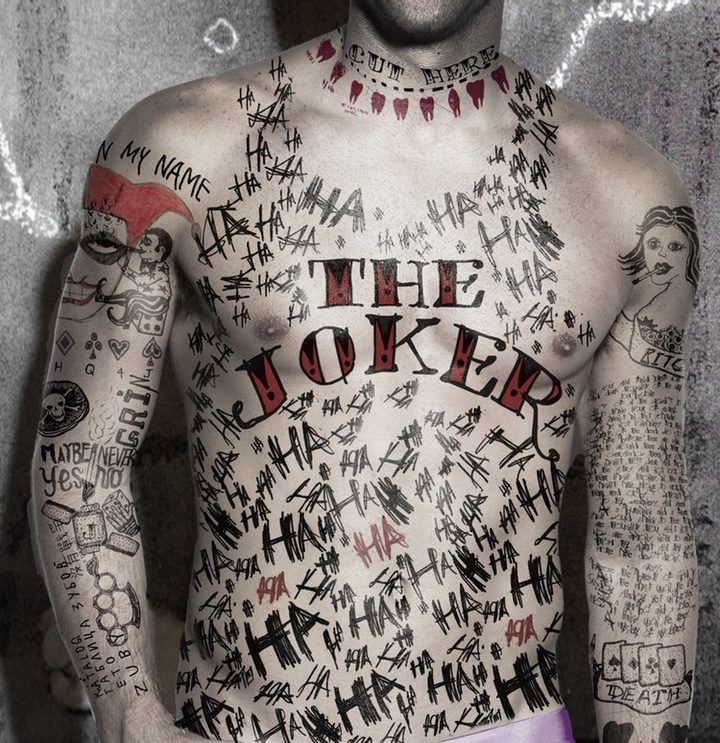 Tatuajes Jared Leto para el Guasón