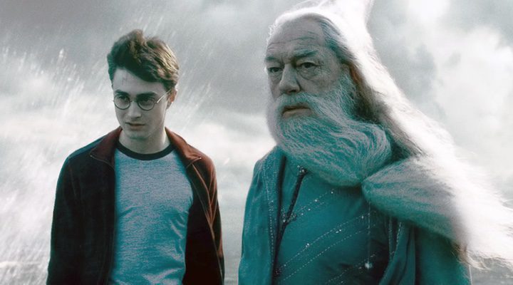 Harry y Dumbledore en 'El misterio del príncipe'