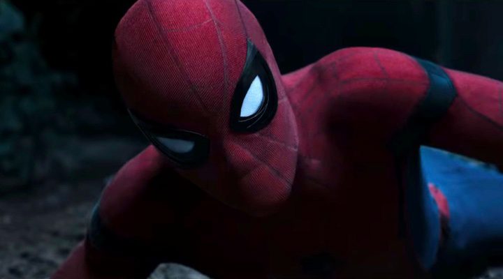 Tom Holland como Spider-Man en 'Spider-Man: Homecoming'