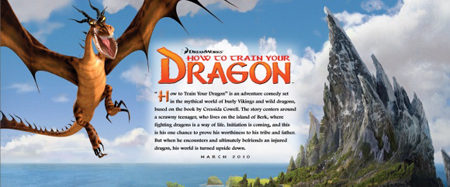 Primera imagen promocional de 'How To Train Your Dragon'