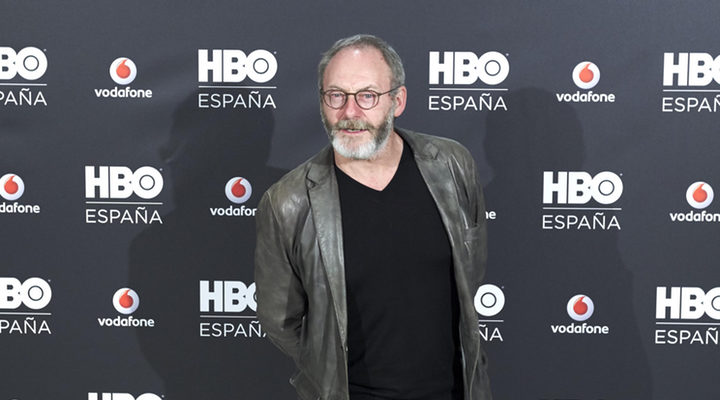 Liam Cunningham, Jeffrey Wright y Sarah Jessica Parker en el evento de HBO en Madrid